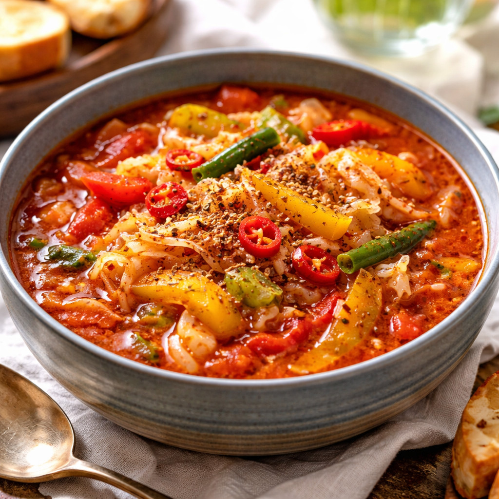 Burning Cabbage Soup