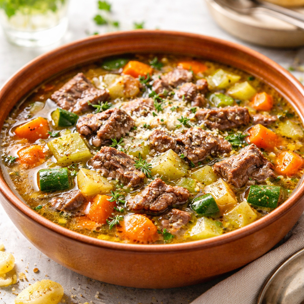 Vegetable and Meat Soup