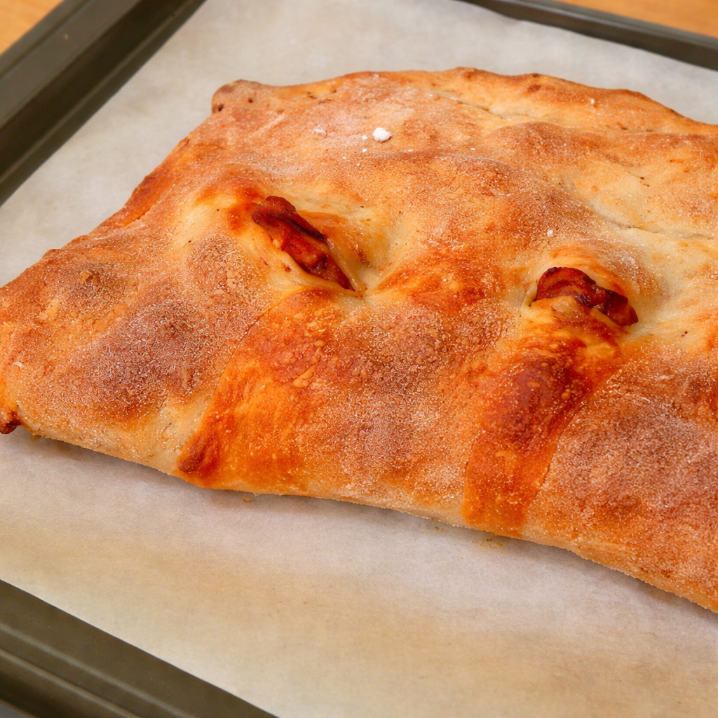 Calzone au fromage ricotta et viande