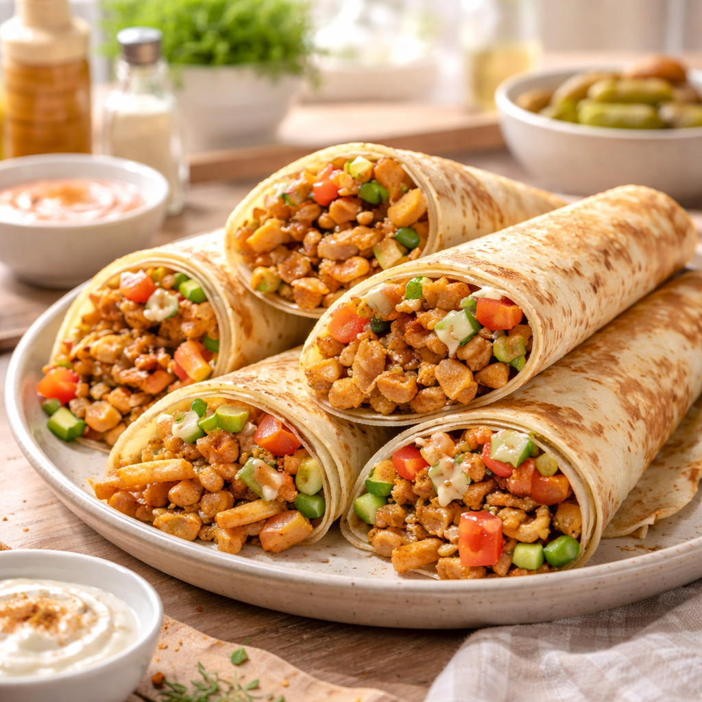 Shawarma Bread (Shawarma Crepe)