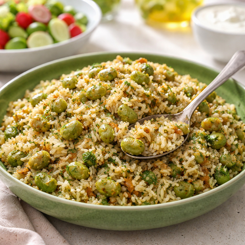 Riz aux fèves