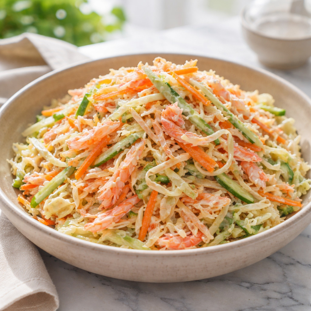 Japanese Crab and Cabbage Salad