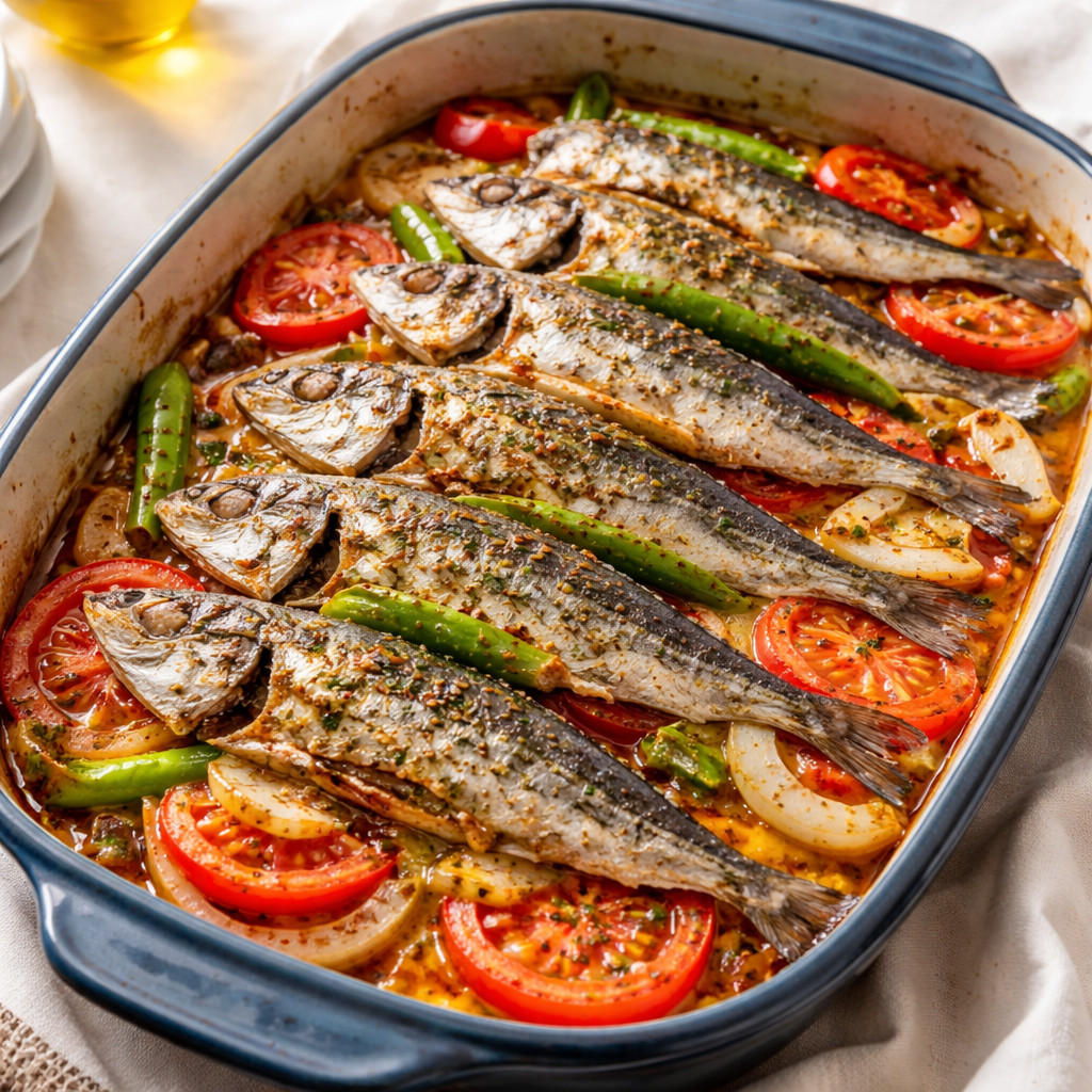 Baked Sardine Dish