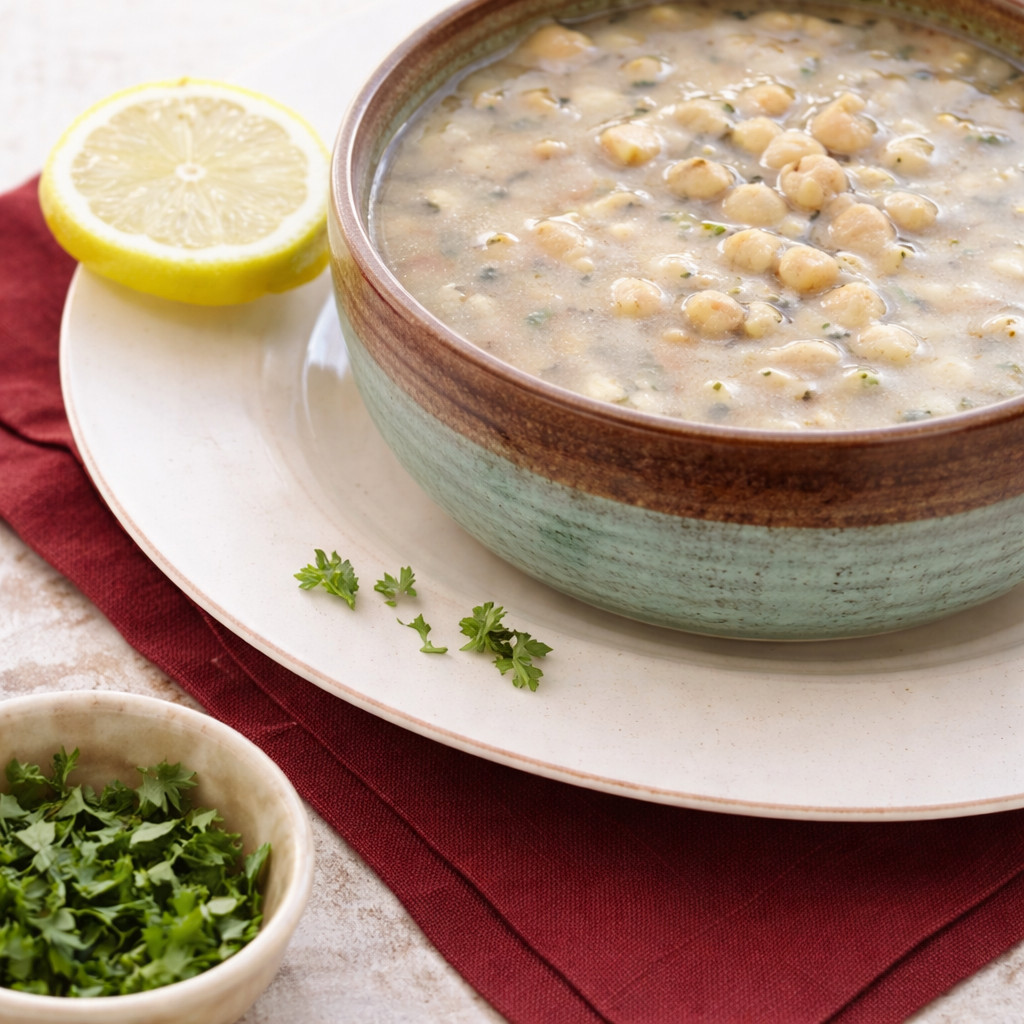 Soupe ou potage de légumineuses