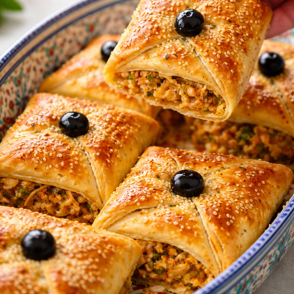 Moroccan Msamen in the Oven
