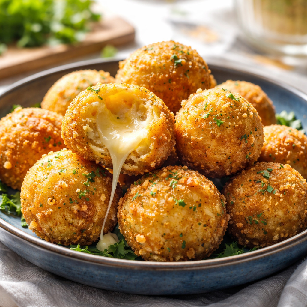 Boulettes de pommes de terre au fromage