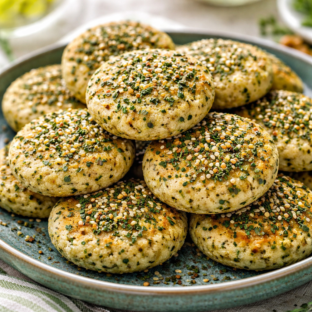 Cookies au thym vert