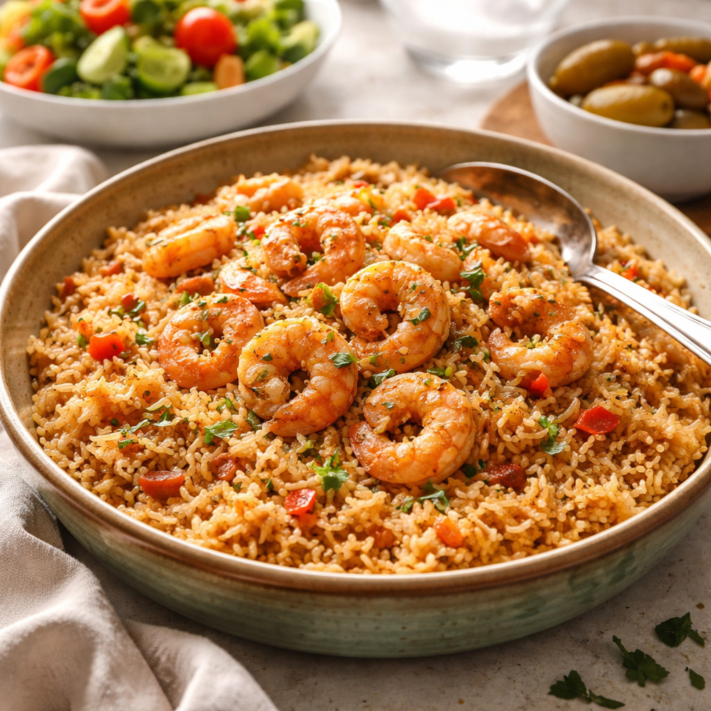 Riz aux crevettes