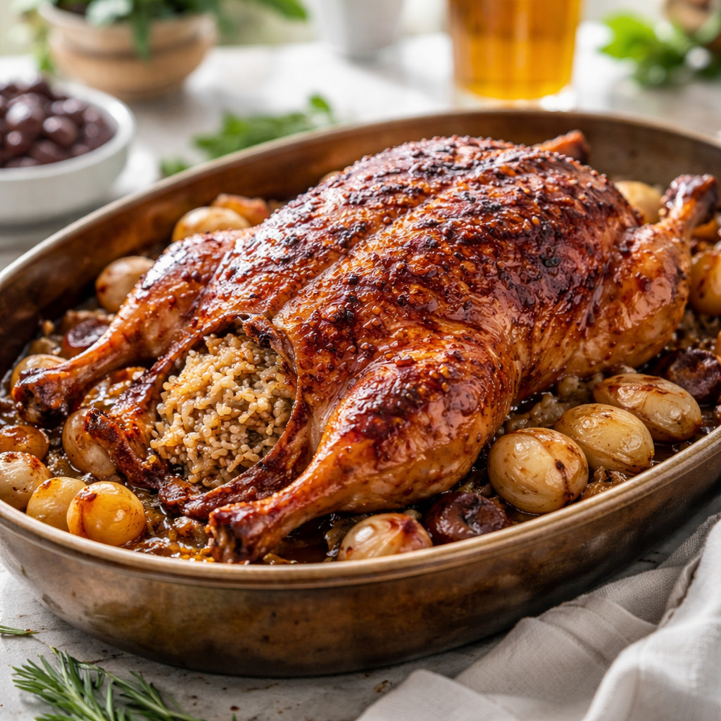 Canard au jus de raisin acide