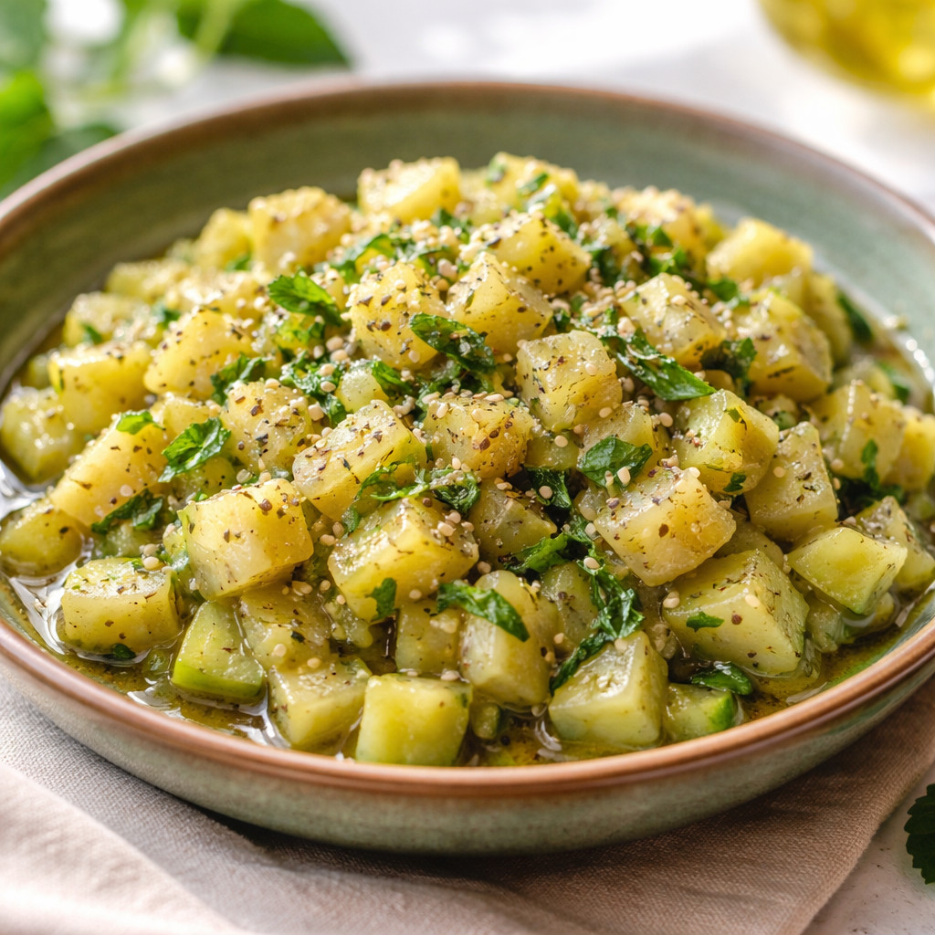 Cœur de courgette à l'huile