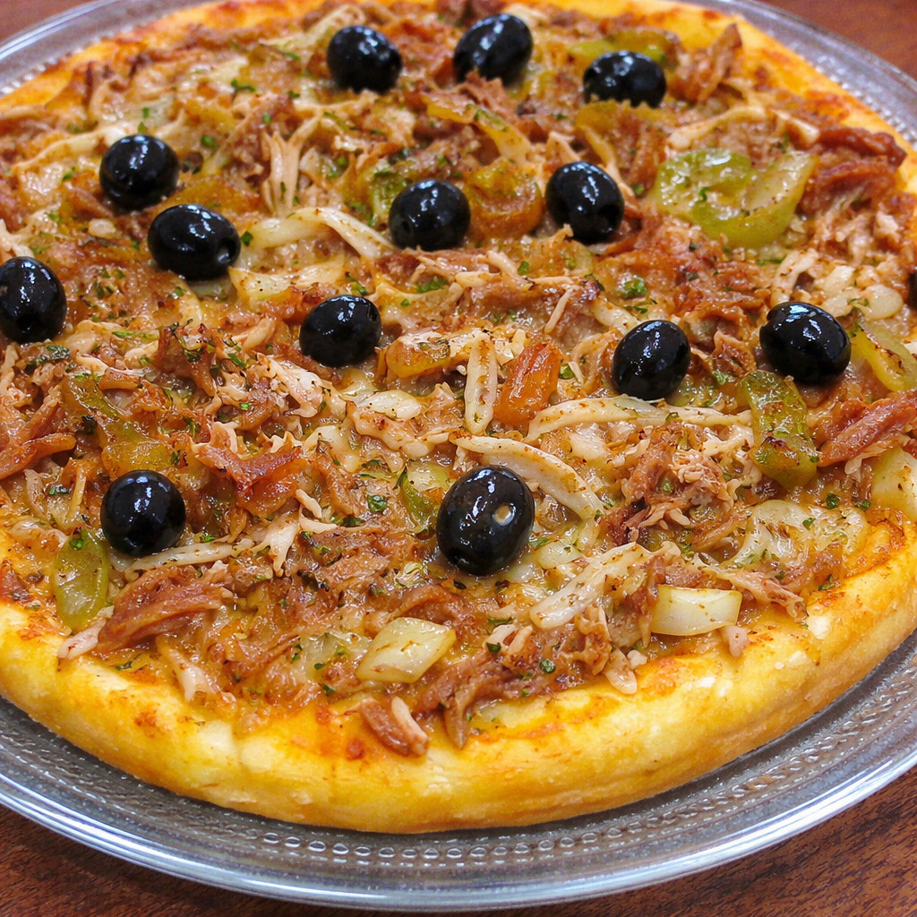 Pizza with Mortadella
