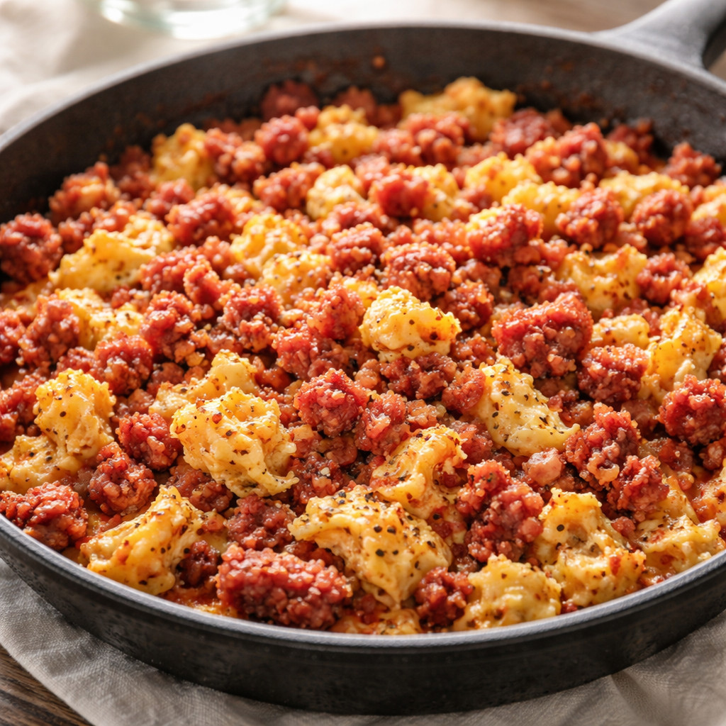 Bluebeef with Eggs