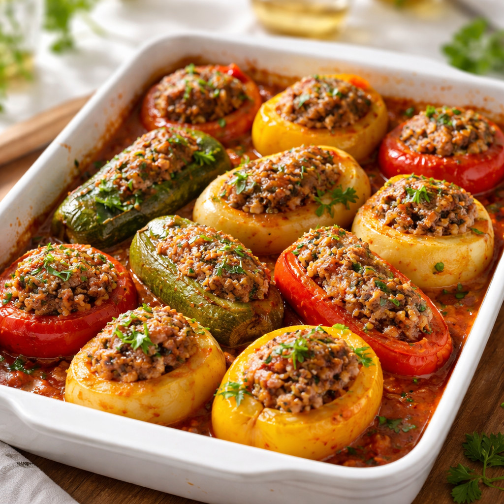 Légumes farcis au four