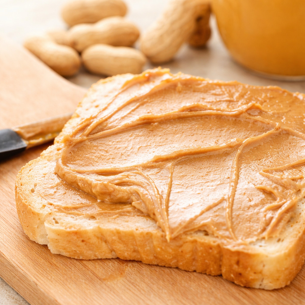 Sandwich au beurre de cacahuète