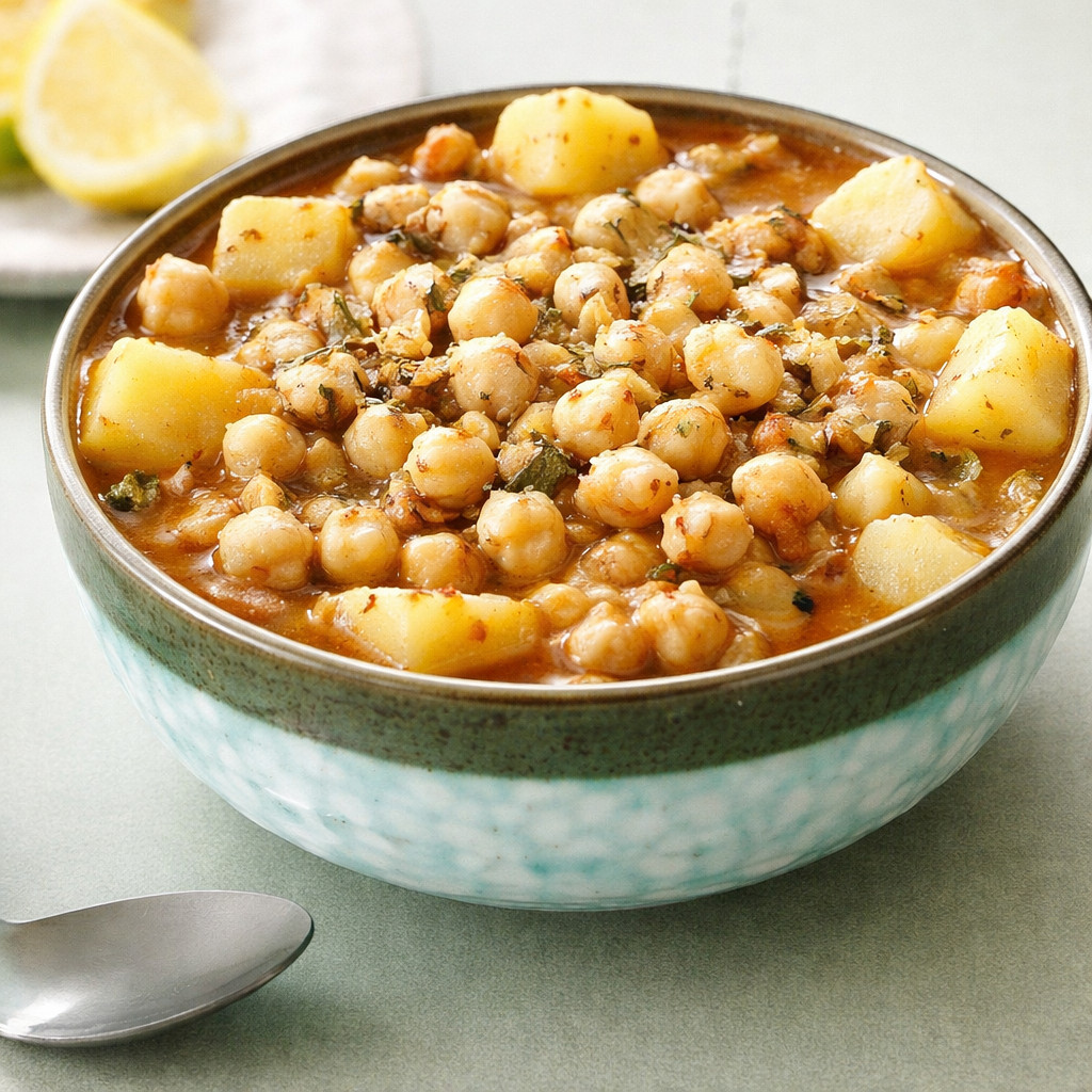 Moroccan Chickpea and Potato Soup