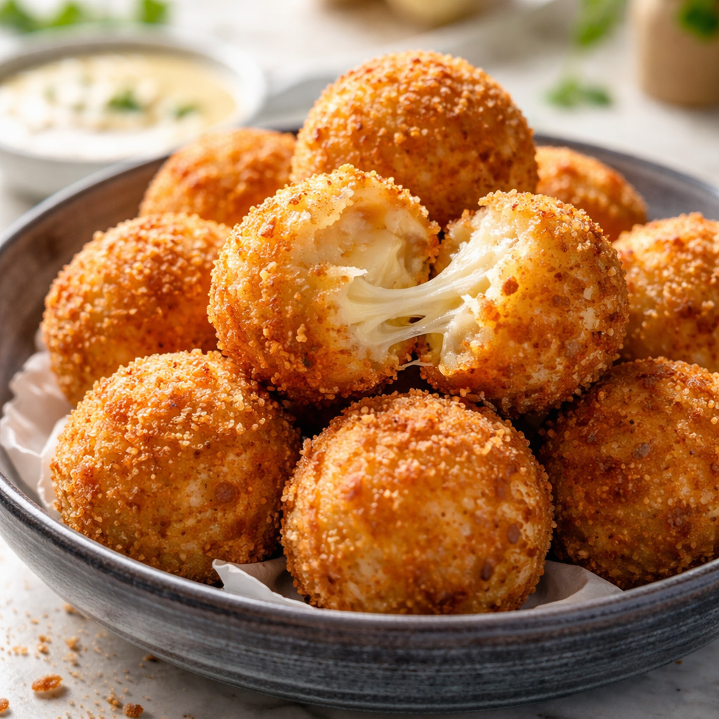 Boulettes de riz au fromage