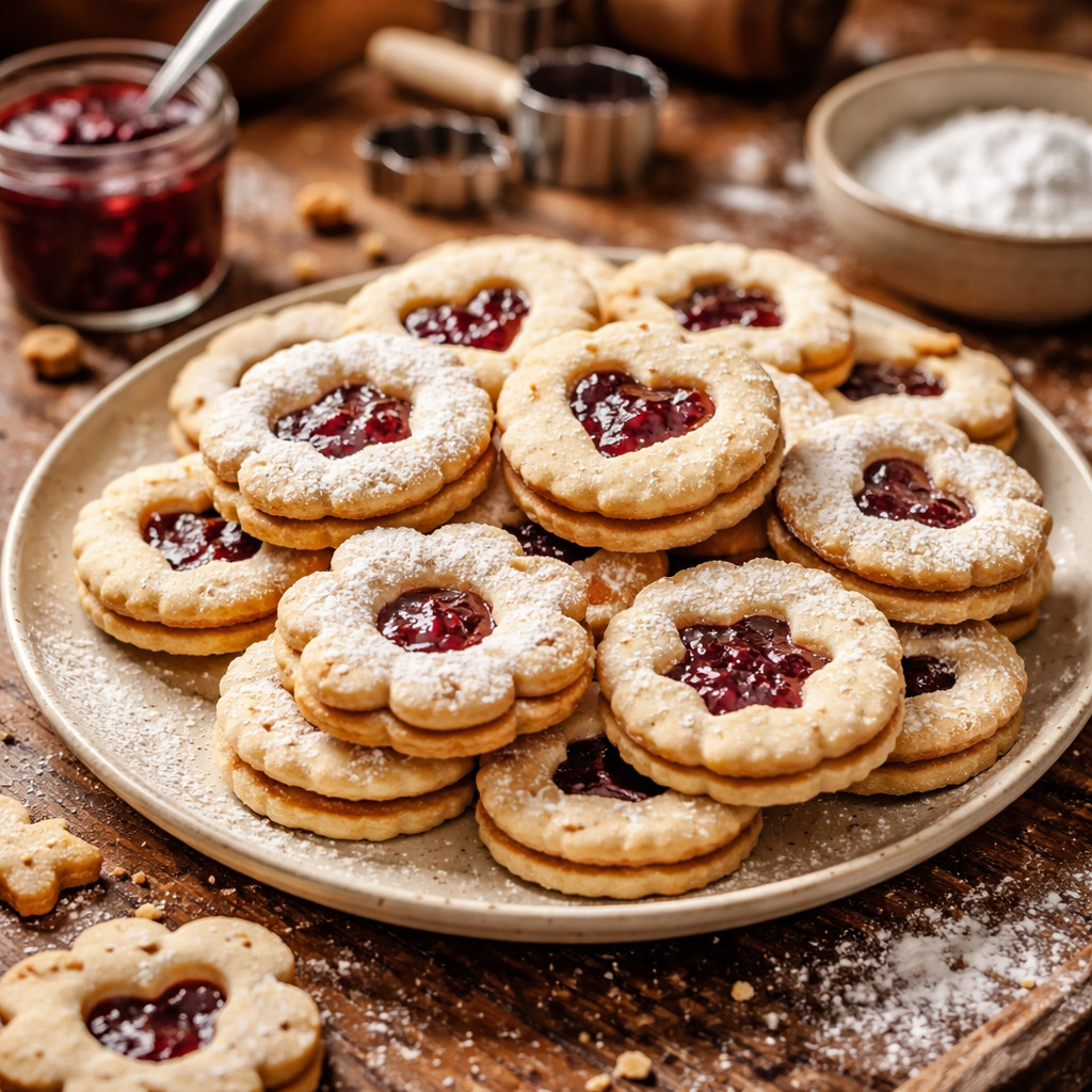 Sablé Cookies with Jam
