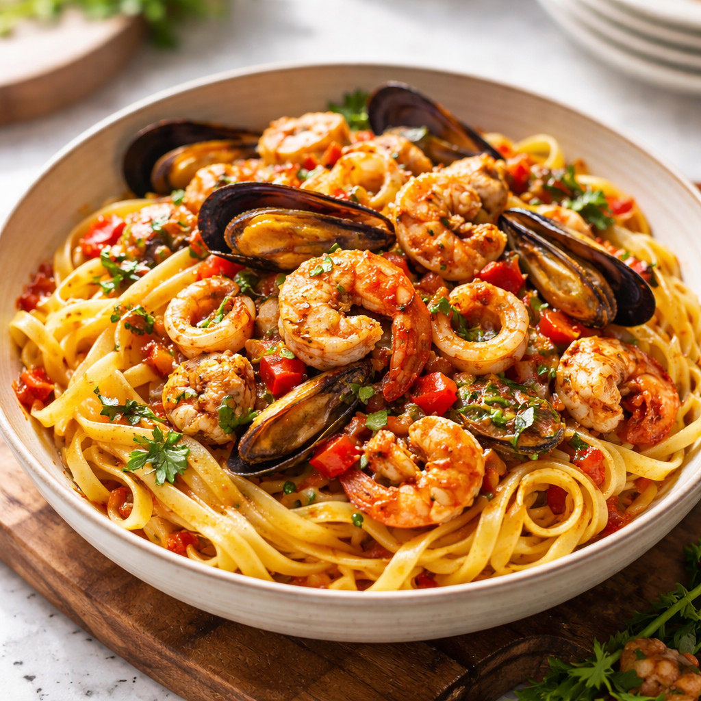 Tagliatelle with Seafood