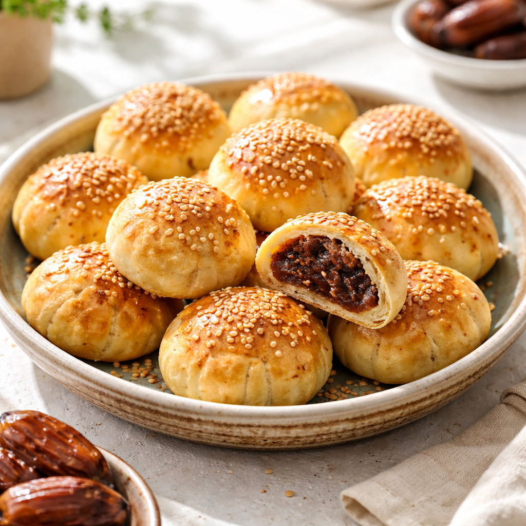 Stuffed Dough with Dates