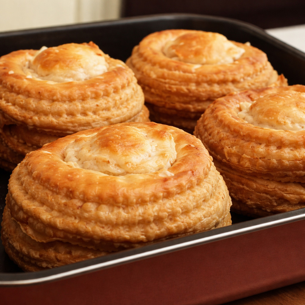 Chicken Puff Pastry Pies