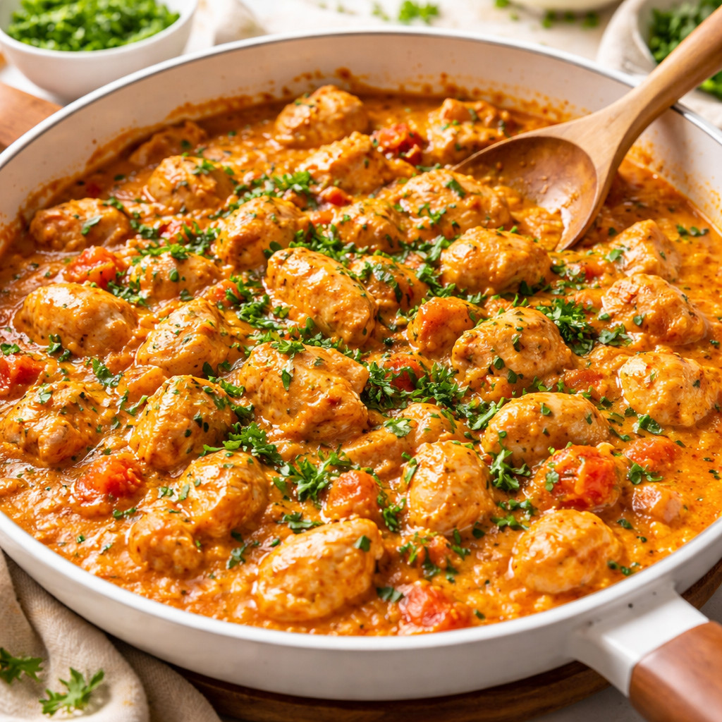 Chicken with Tomatoes and Cream