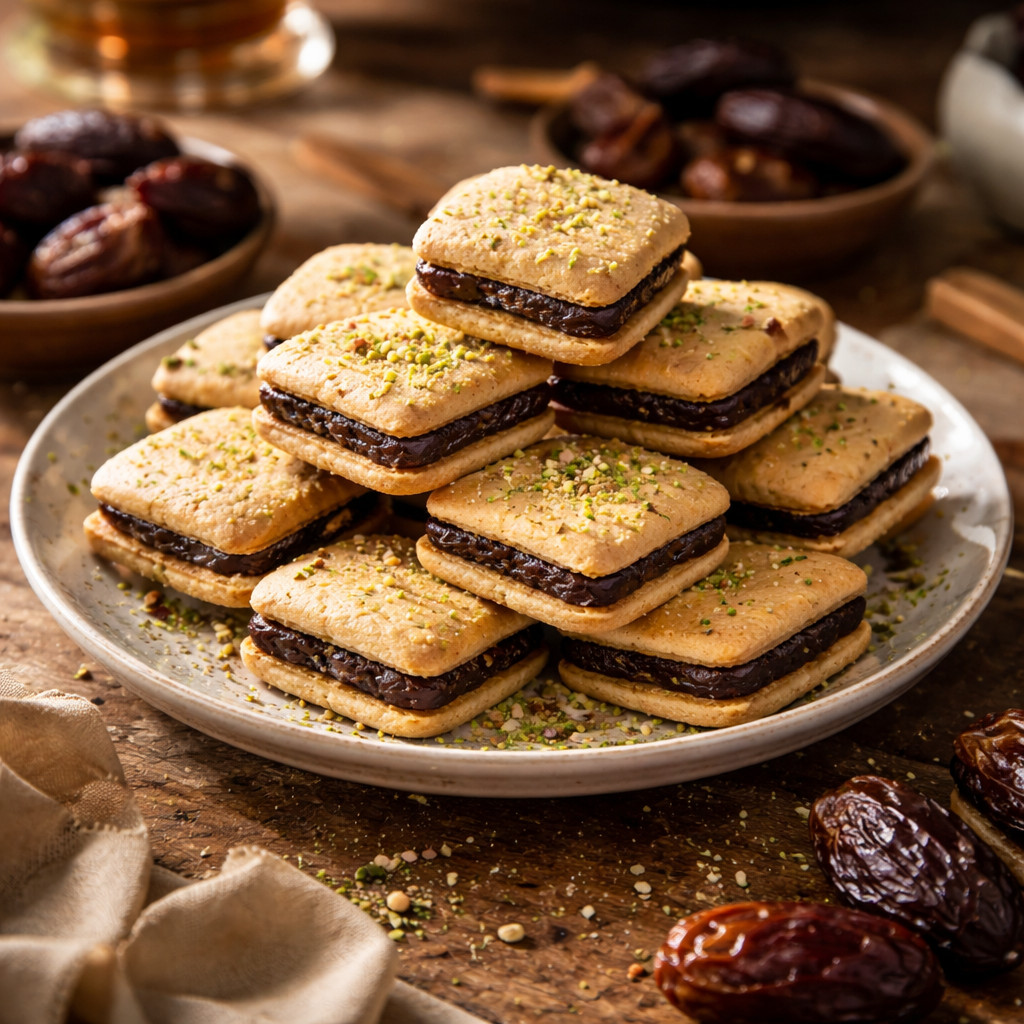 بسكويت محشو بالتمر
