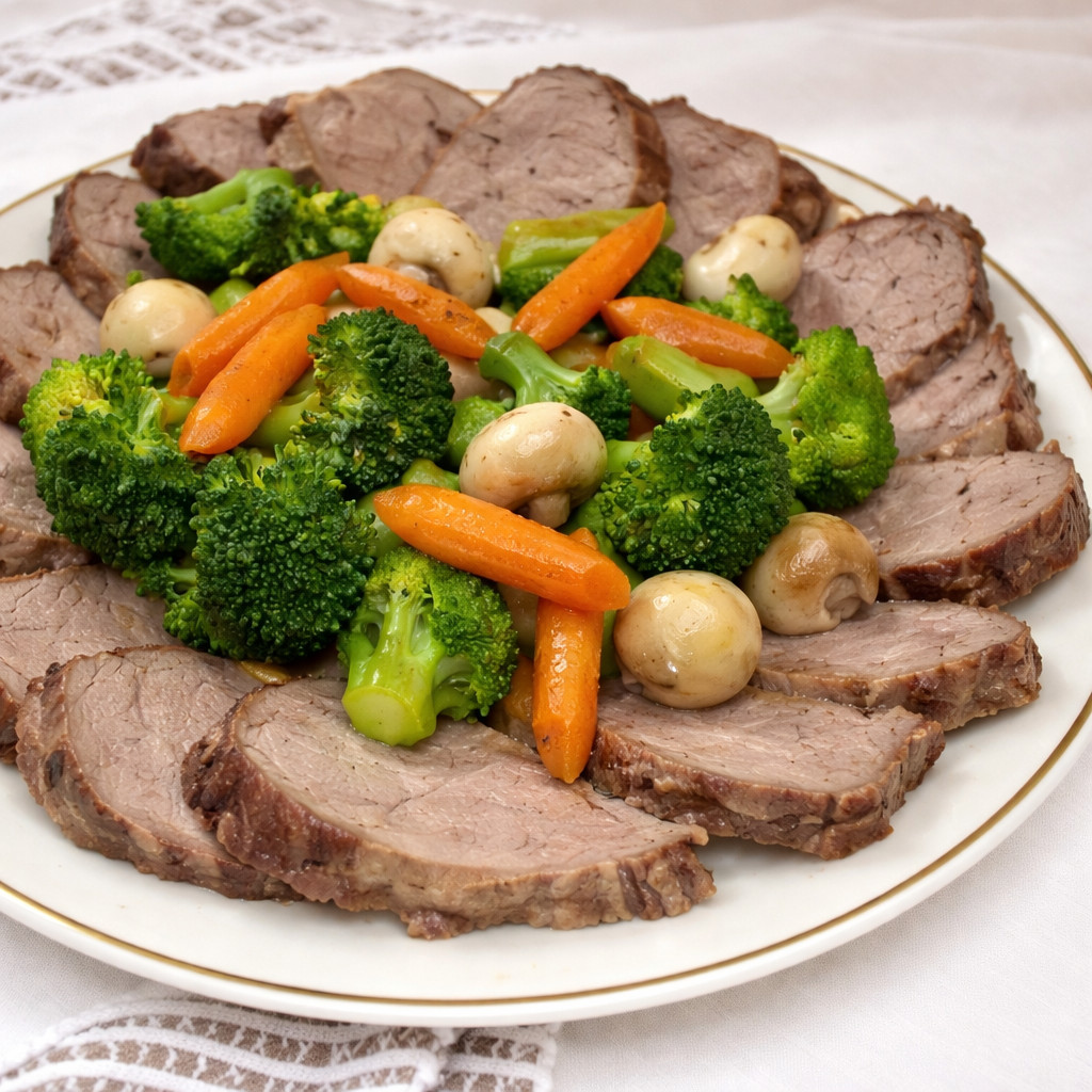 Delicious Roast with Vegetables
