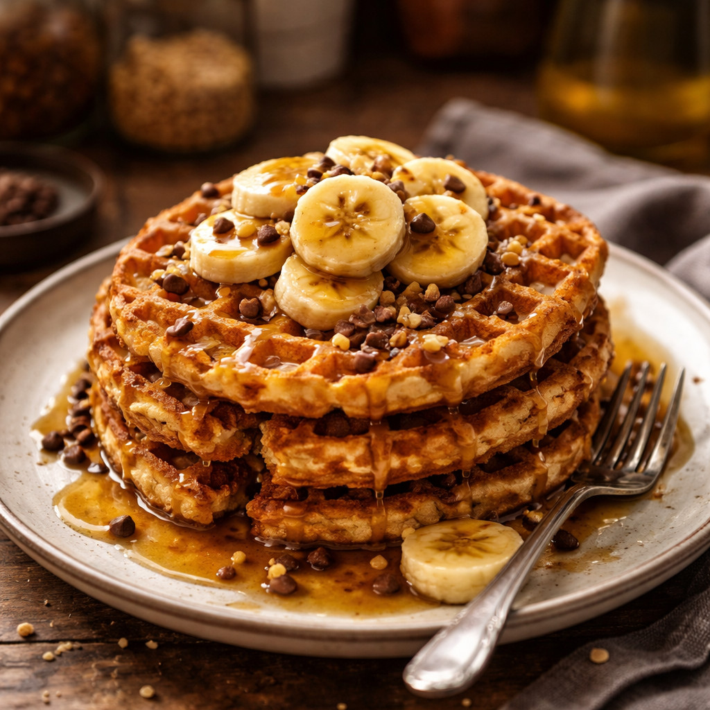 Gaufre à la banane