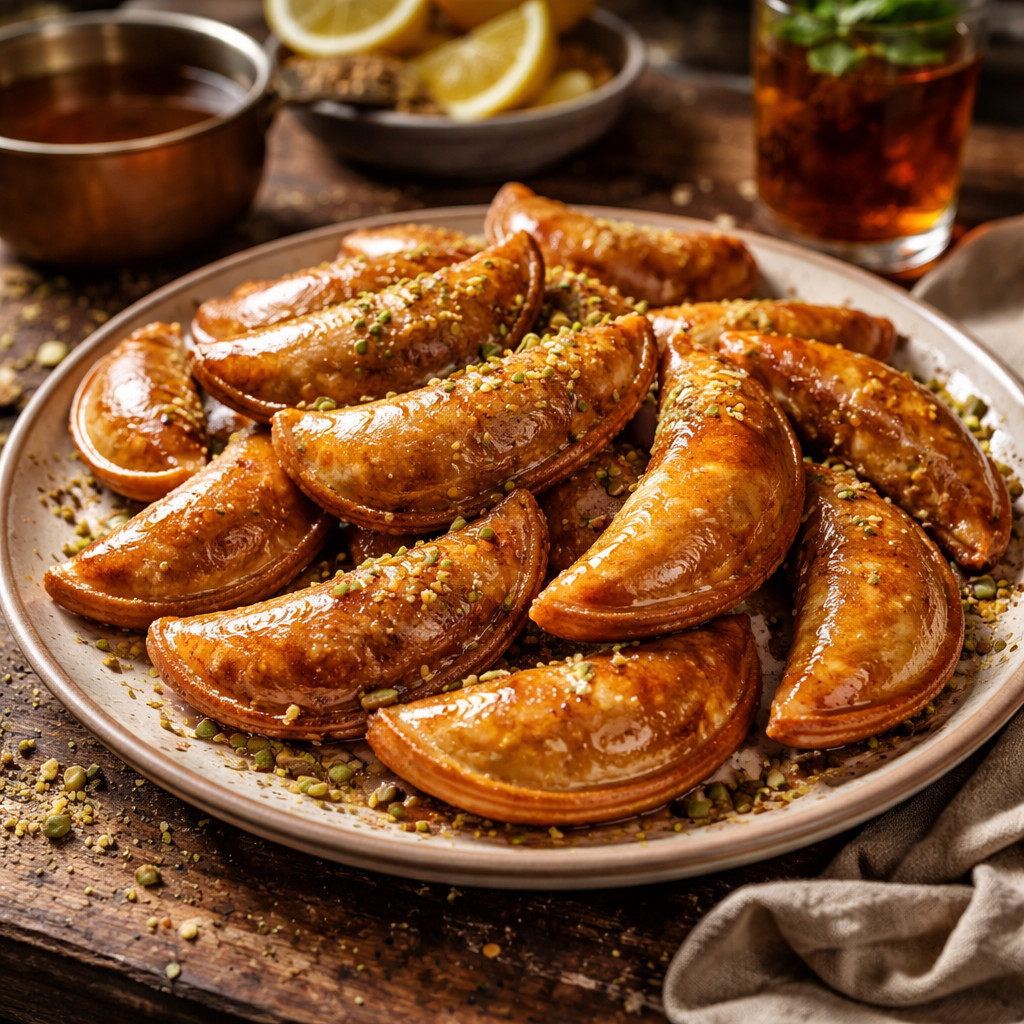Fried Qatayef