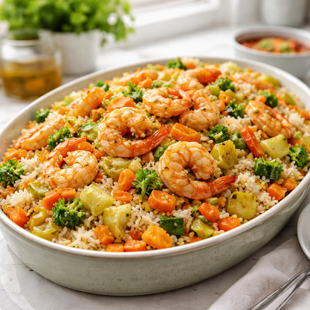 Chinese Rice with Shrimp