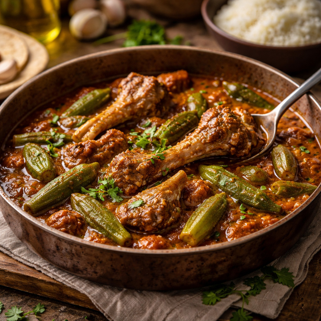 Okra with Lamb