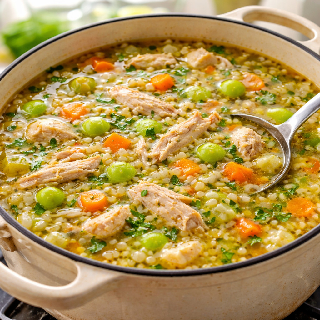 Barley Soup with Chicken