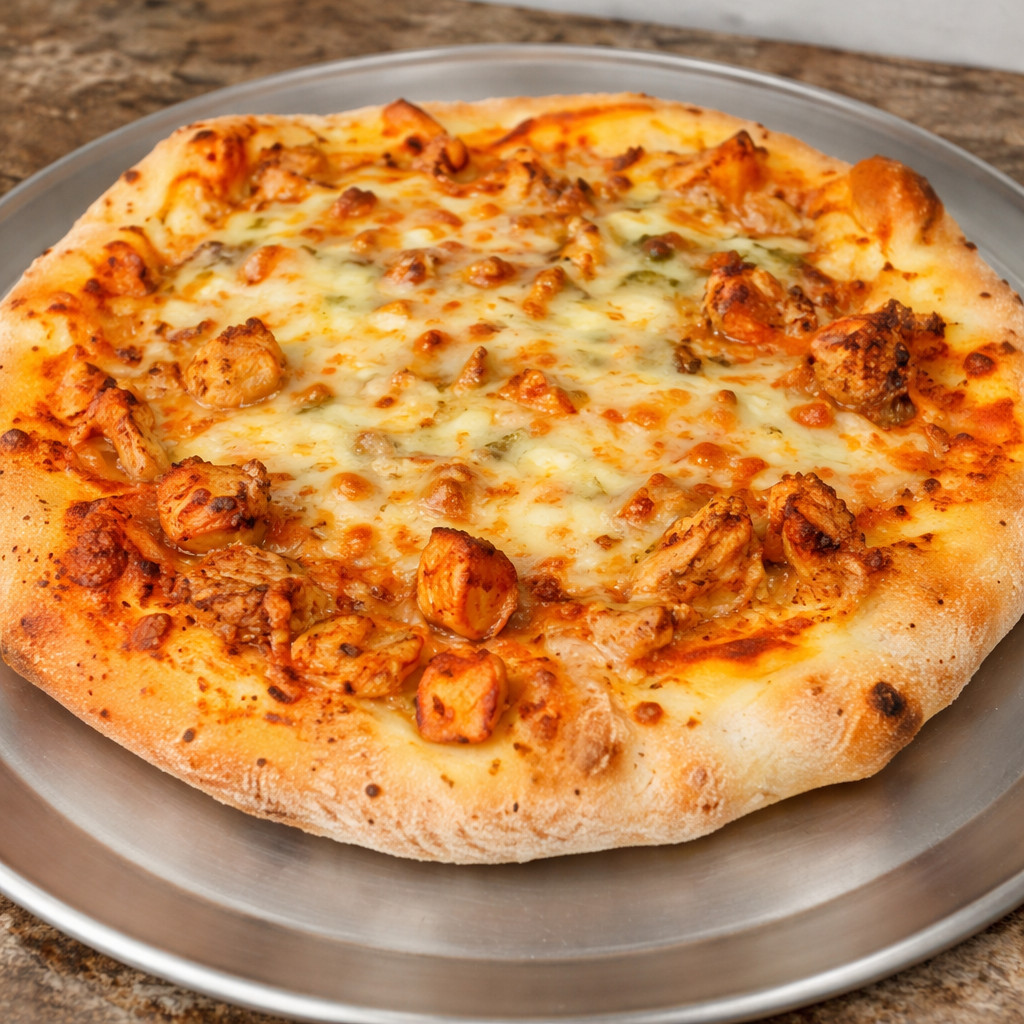Pizza au poulet Buffalo