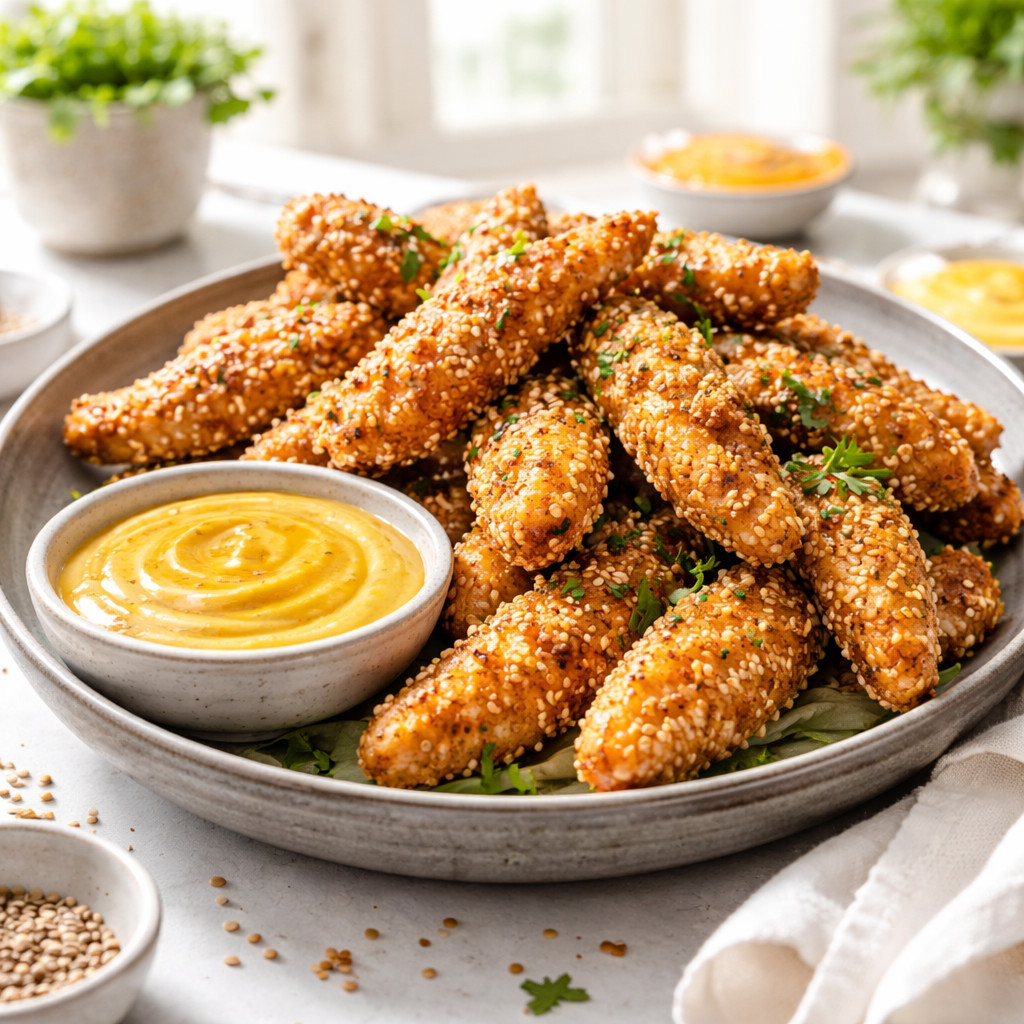 Sesame Chicken Sticks