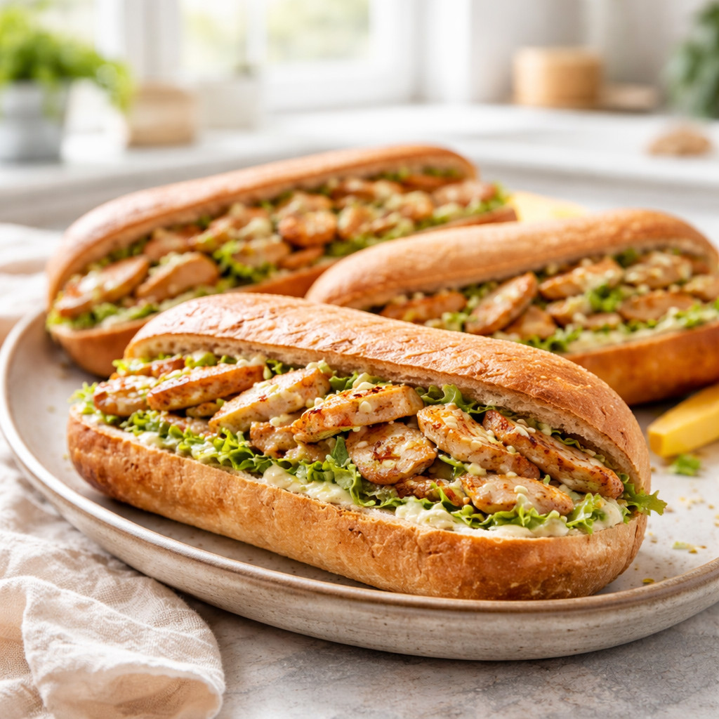 Light Mayonnaise Chicken Sandwich