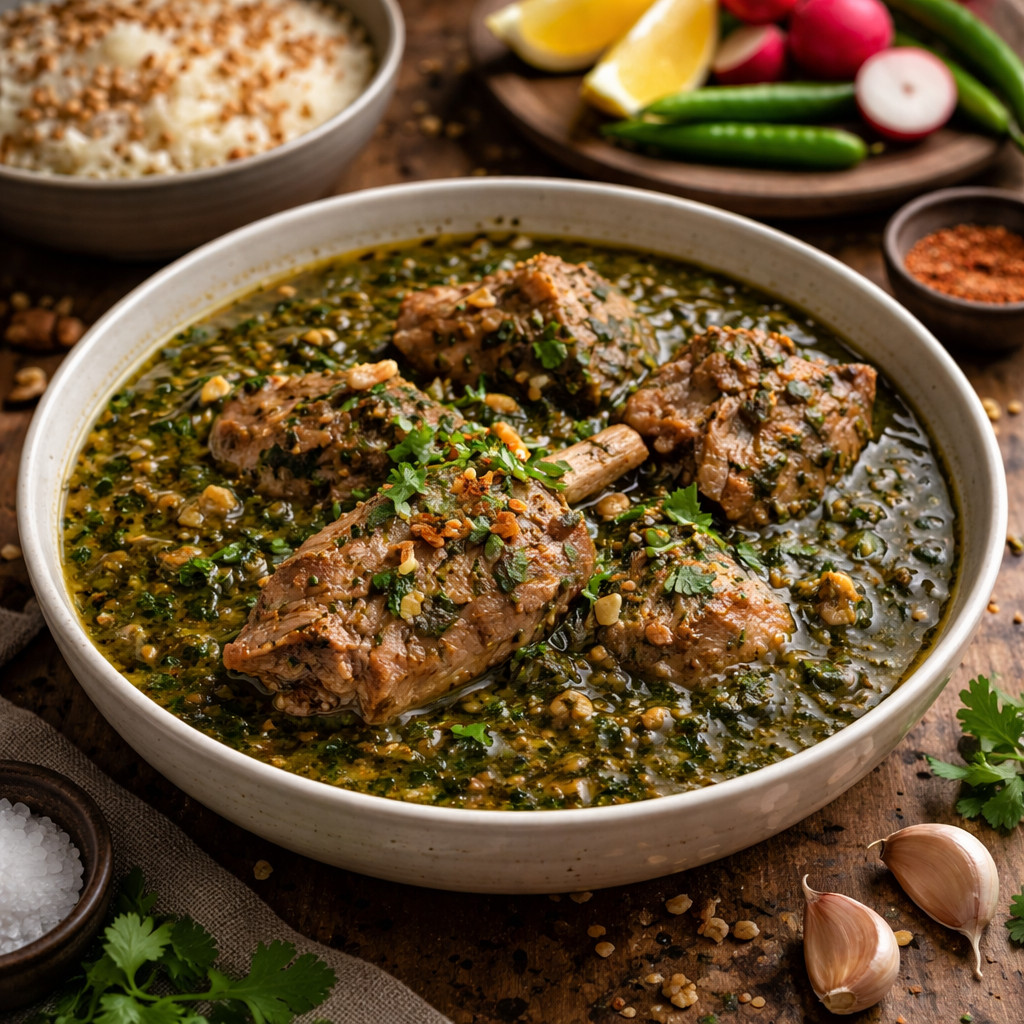 Mloukhia à la viande