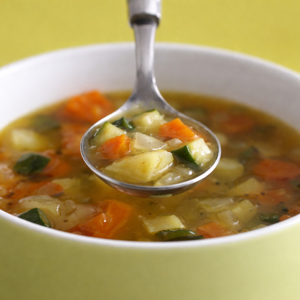 Vegetable Soup with Mushrooms
