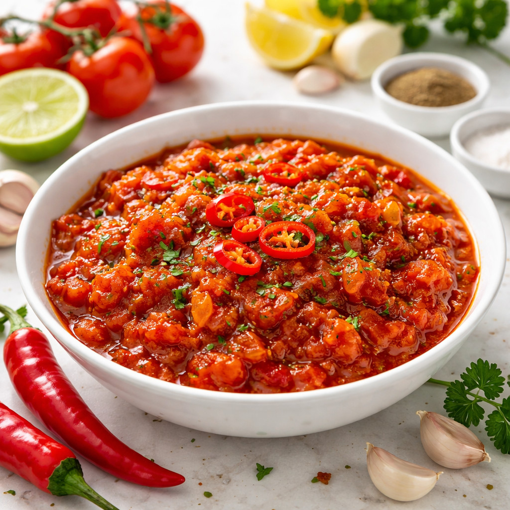 Recette de la sauce sambal indonésienne
