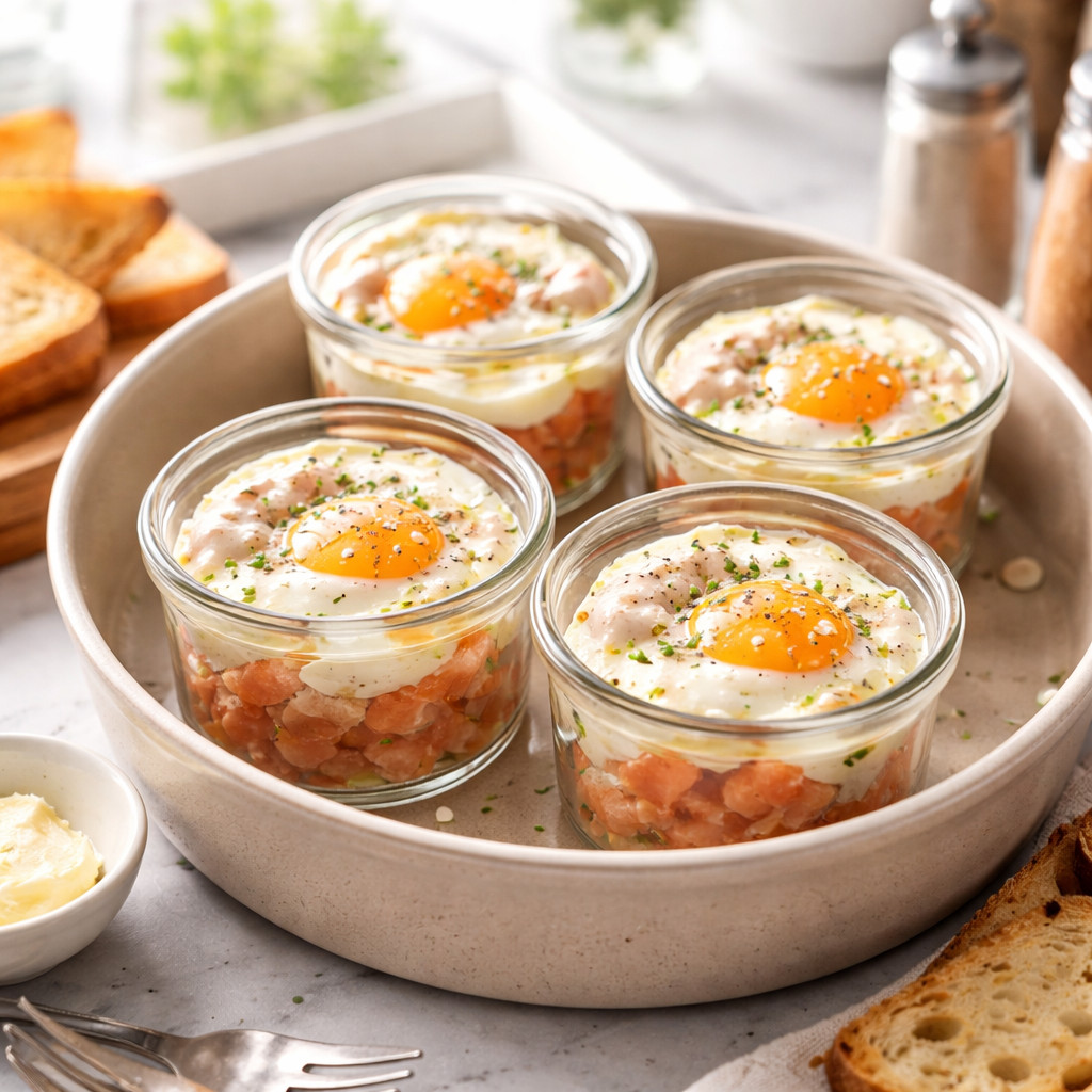 Eggs with Smoked Salmon