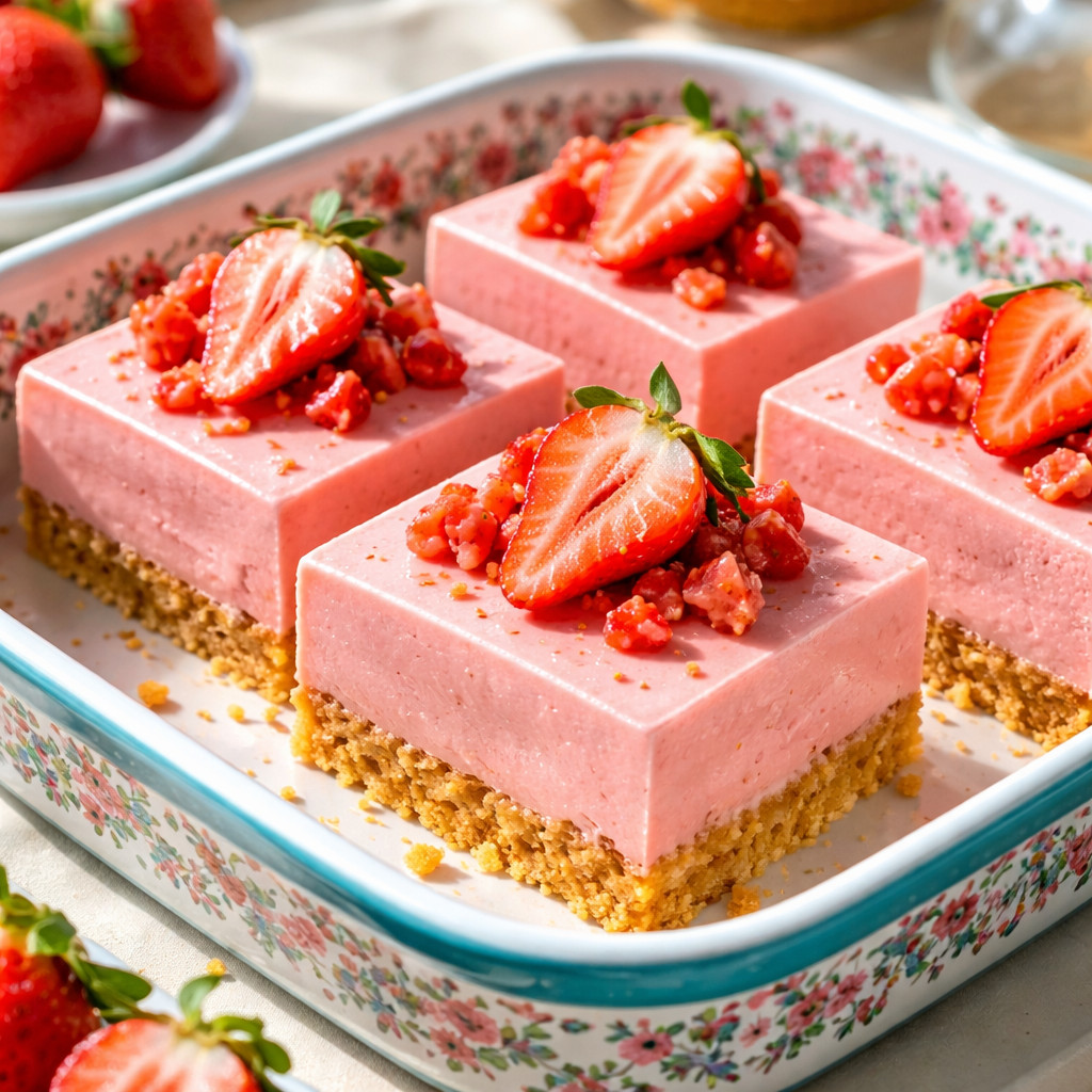 Mousse aux fraises