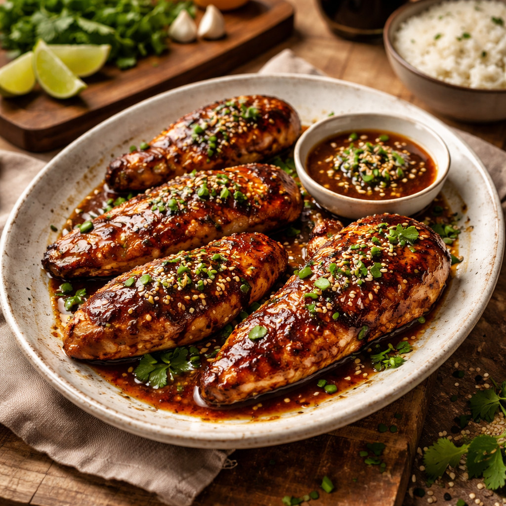 Poulet grillé asiatique