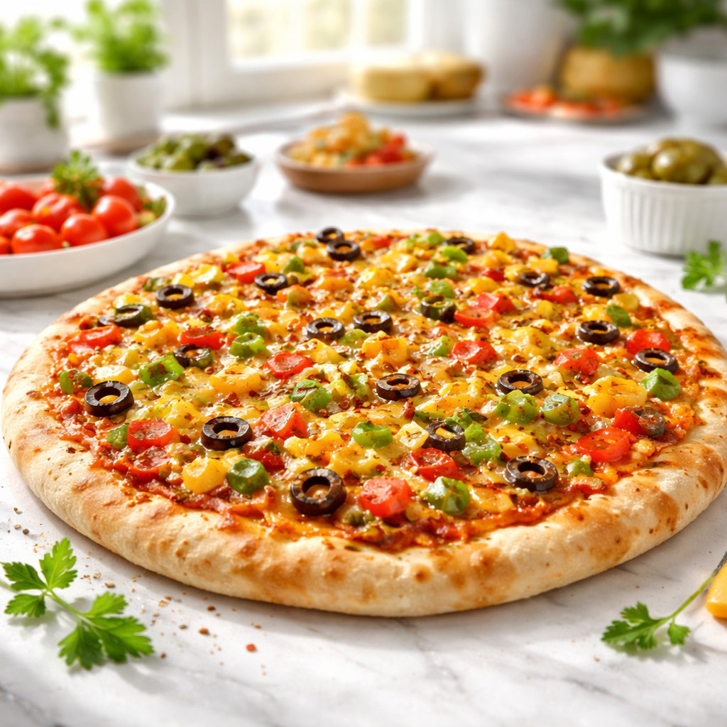 Quick Bell Pepper Pizza