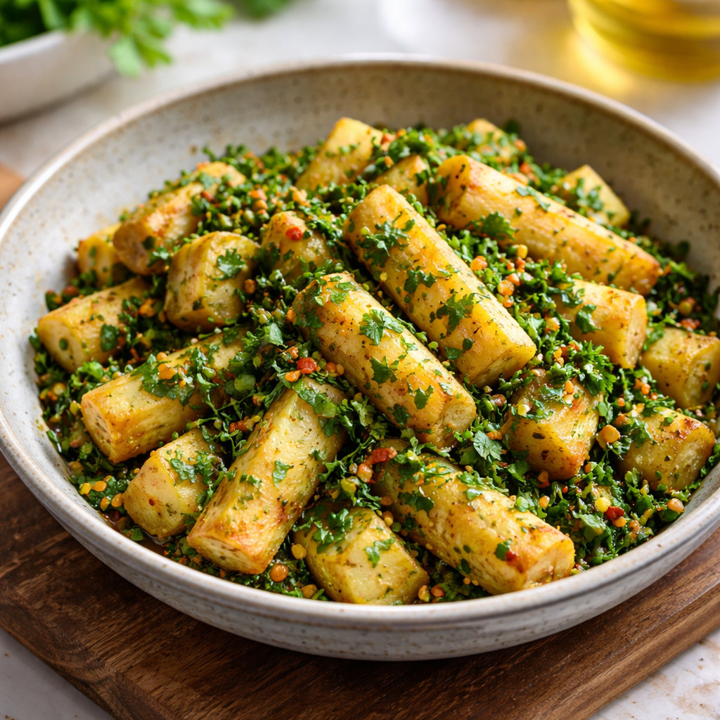 Taro with Coriander