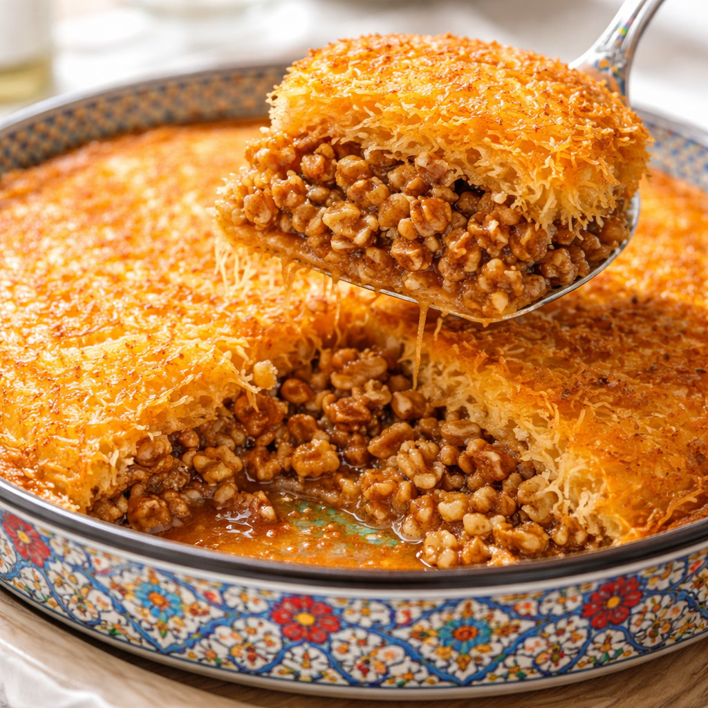 Knafeh aux noix