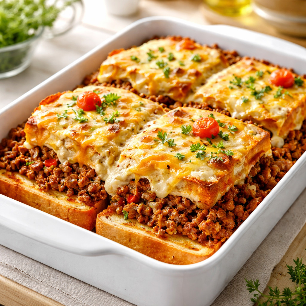 Meat Tray with Toast