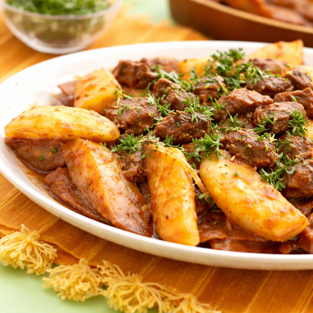 Thrid avec viande et pommes de terre