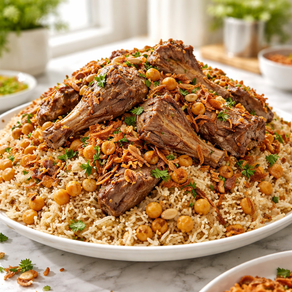 Rice with Meat and Chickpeas