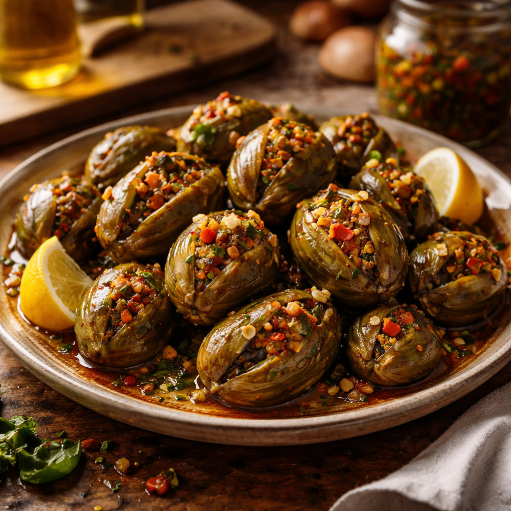 Palestinian Eggplant Pickles
