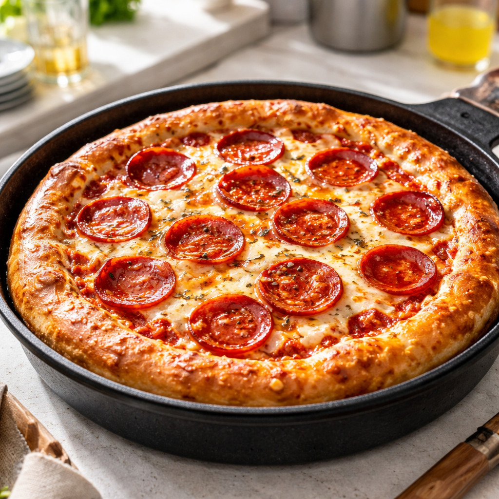 Pâte à pizza épaisse