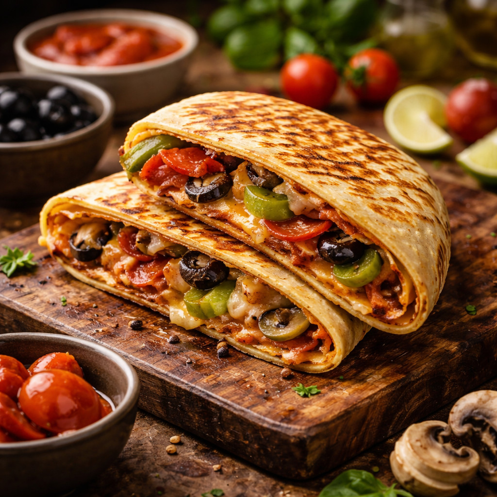 Tortilla Bread Sandwich